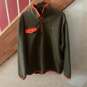 Ralph Lauren Polo Quarter Zip Sherpa sweatshirt